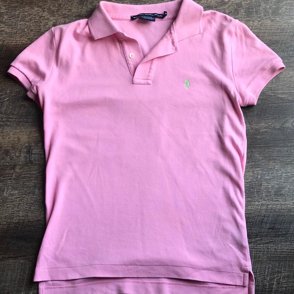 Pink Ralph Lauren polo